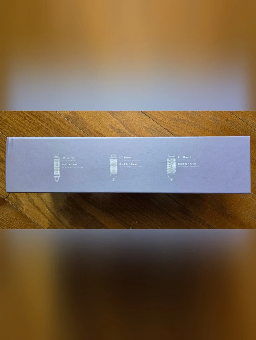 NIB MONAT Interchangeable Thermal Blowout Brush Set - Silver